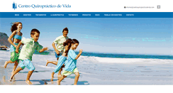 Desktop Screenshot of centroquiropracticodevida.com